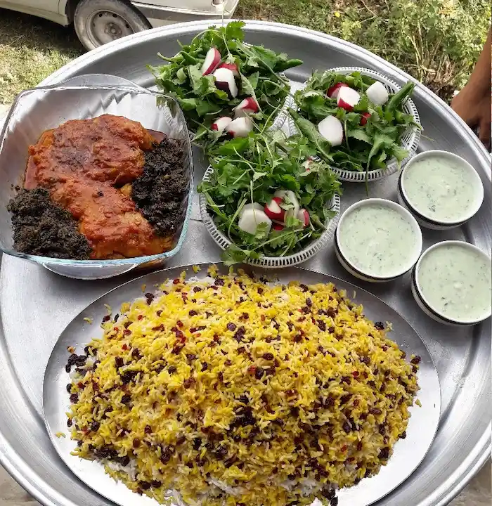 طعام پلا ( پلو ) غذای محلی حسن آباد نور 1546351521