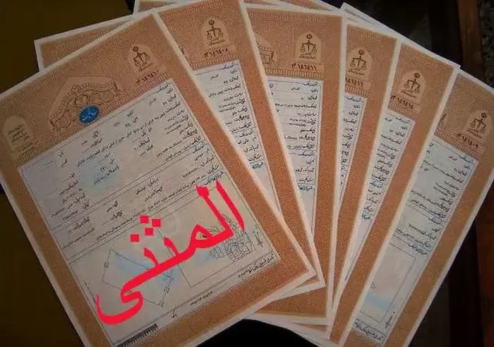 شیش عدد سند تک برگ با مهر المثنی و نحوه گرفتن سند المثنی 787474