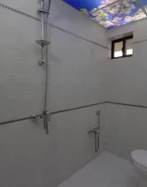توالت فرنگی و دوش حمام سرویس بهداشتی آپارتمان در ایزدشهر
